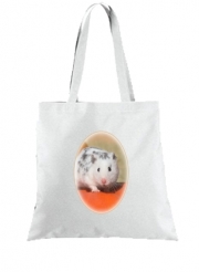 Tote Bag  Sac Hamster dalmatien blanc tacheté de noir