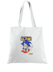 Tote Bag  Sac You're Too Slow - Sonic