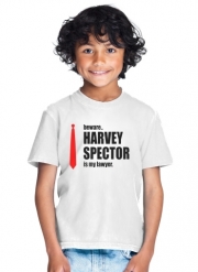T-Shirt Garçon Beware Harvey Spector is my lawyer Suits