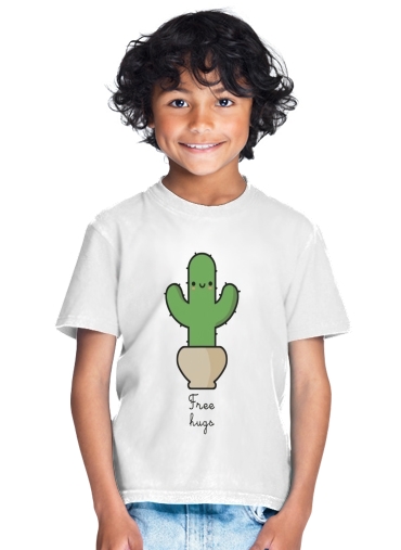 T-Shirt Garçon Cactus Free Hugs