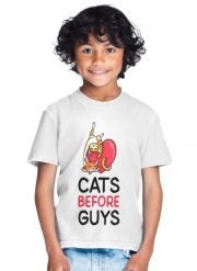 T-Shirt Garçon Cats before guy