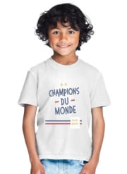 T-Shirt Garçon Champion du monde 2018 Supporter France