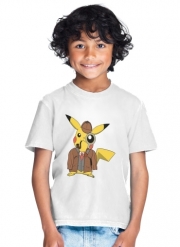 T-Shirt Garçon Detective Pikachu x Sherlock