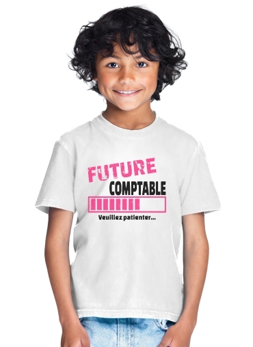 T-Shirt Garçon Future comptable - Cadeau pour étudiante