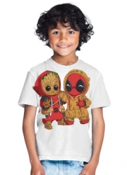 T-Shirt Garçon Groot x Deadpool