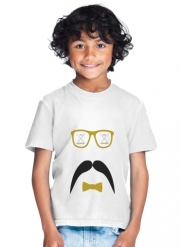T-Shirt Garçon Hipster Face 2