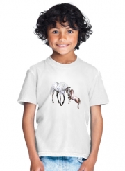 T-Shirt Garçon Amour cheval pour toujous