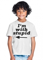 T-Shirt Garçon I am with Stupid South Park