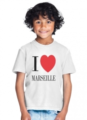 T-Shirt Garçon I love Marseille