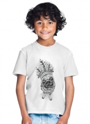 T-Shirt Garçon Indian Pug