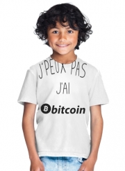 T-Shirt Garçon Je peux pas j'ai bitcoin