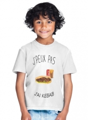 T-Shirt Garçon Je peux pas j'ai kebab
