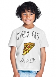 T-Shirt Garçon Je peux pas j'ai pizza