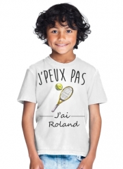 T-Shirt Garçon Je peux pas j'ai roland - Tennis
