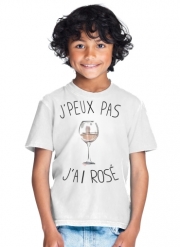 T-Shirt Garçon Je peux pas j'ai rosé Vin