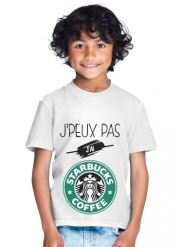 T-Shirt Garçon Je peux pas jai starbucks coffee