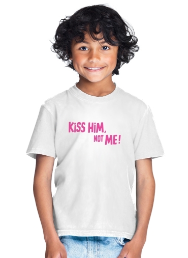 T-Shirt Garçon Kiss him Not me
