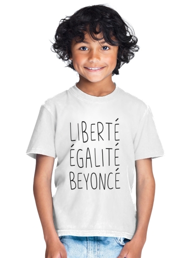 T-Shirt Garçon Liberte egalite Beyonce