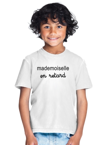 T-Shirt Garçon Mademoiselle en retard