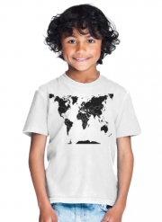 T-Shirt Garçon mappemonde planisphère