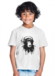 T-Shirt Garçon Monkey Business - White