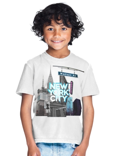 T-Shirt Garçon New York City II [blue]
