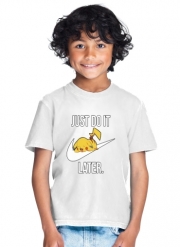 T-Shirt Garçon Nike Parody Just Do it Later X Pikachu
