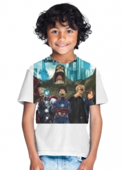 T-Shirt Garçon One Piece Mashup Avengers