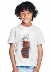 T-Shirt Garçon Owl and Books