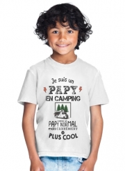 T-Shirt Garçon Papy en camping car