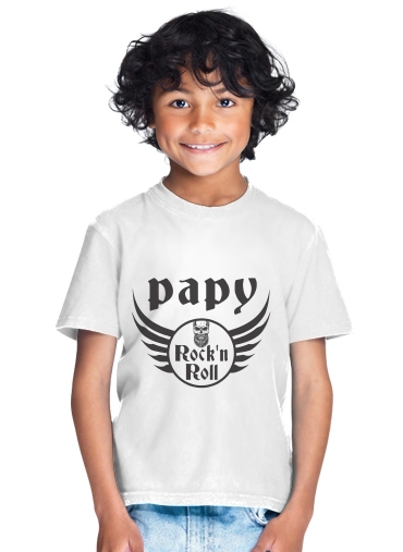 T-Shirt Garçon Papy Rock N Roll