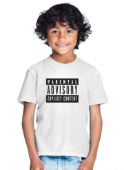T-Shirt Garçon Parental Advisory Explicit Content
