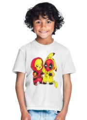T-Shirt Garçon Pikachu x Deadpool