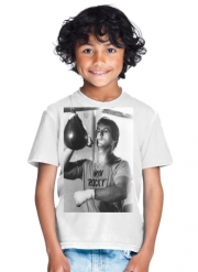 T-Shirt Garçon Rocky Balboa Entraînement Punching-ball