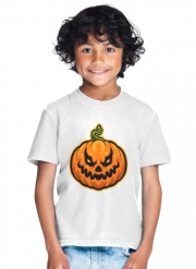 T-Shirt Garçon Scary Halloween Pumpkin