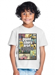T-Shirt Garçon Simpsons Springfield Feat GTA