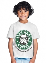 T-Shirt Garçon Stormtrooper Coffee inspired by StarWars