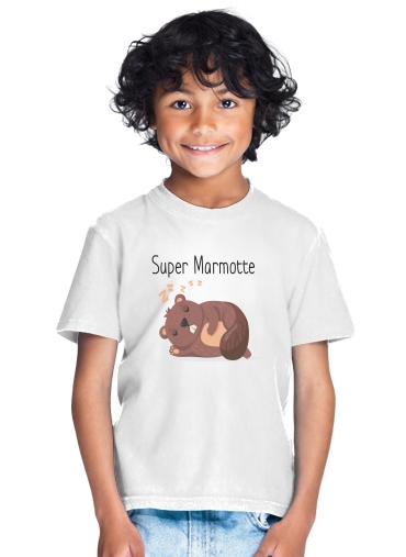 T-Shirt Garçon Super marmotte