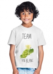 T-Shirt Garçon Team Vin Blanc
