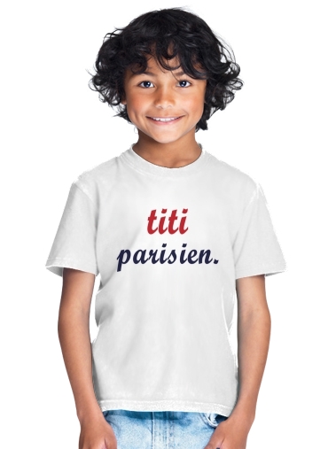 T-Shirt Garçon titi parisien