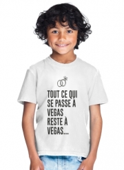 T-Shirt Garçon Tout ce qui passe a Vegas reste a Vegas
