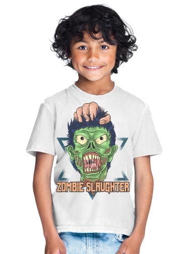 T-Shirt Garçon Zombie slaughter illustration