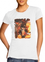 T-Shirt Manche courte cold rond femme Ace Fire Portgas