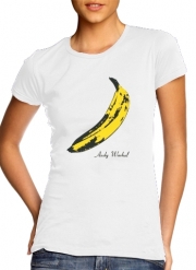 T-Shirt Manche courte cold rond femme Andy Warhol Banana