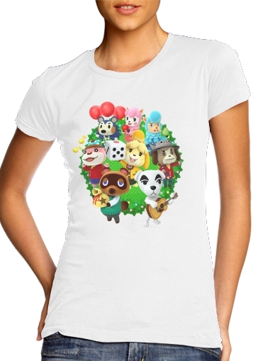 T-Shirt Manche courte cold rond femme Animal Crossing Artwork Fan
