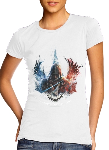 T-Shirt Manche courte cold rond femme Arno Revolution1789