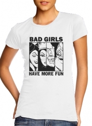 T-Shirt Manche courte cold rond femme Bad girls have more fun