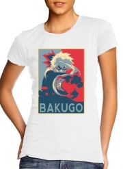 T-Shirt Manche courte cold rond femme Bakugo Katsuki propaganda art