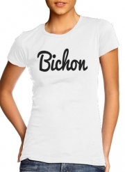 T-Shirt Manche courte cold rond femme Bichon