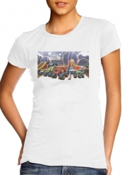 T-Shirt Manche courte cold rond femme Blaze Cars